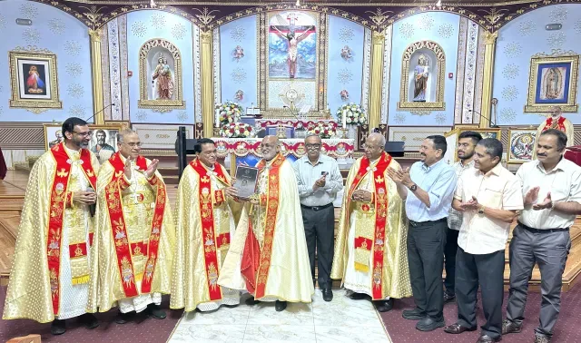 മേജർ ആർച്ച്‌ബിഷപ്പ് മാർ റാഫേൽ തട്ടിലിന് ഹൂസ്റ്റൺ ക്നാനായ ദൈവാലയത്തിൽ പ്രൗഢഗംഭീര സ്വീകരണം