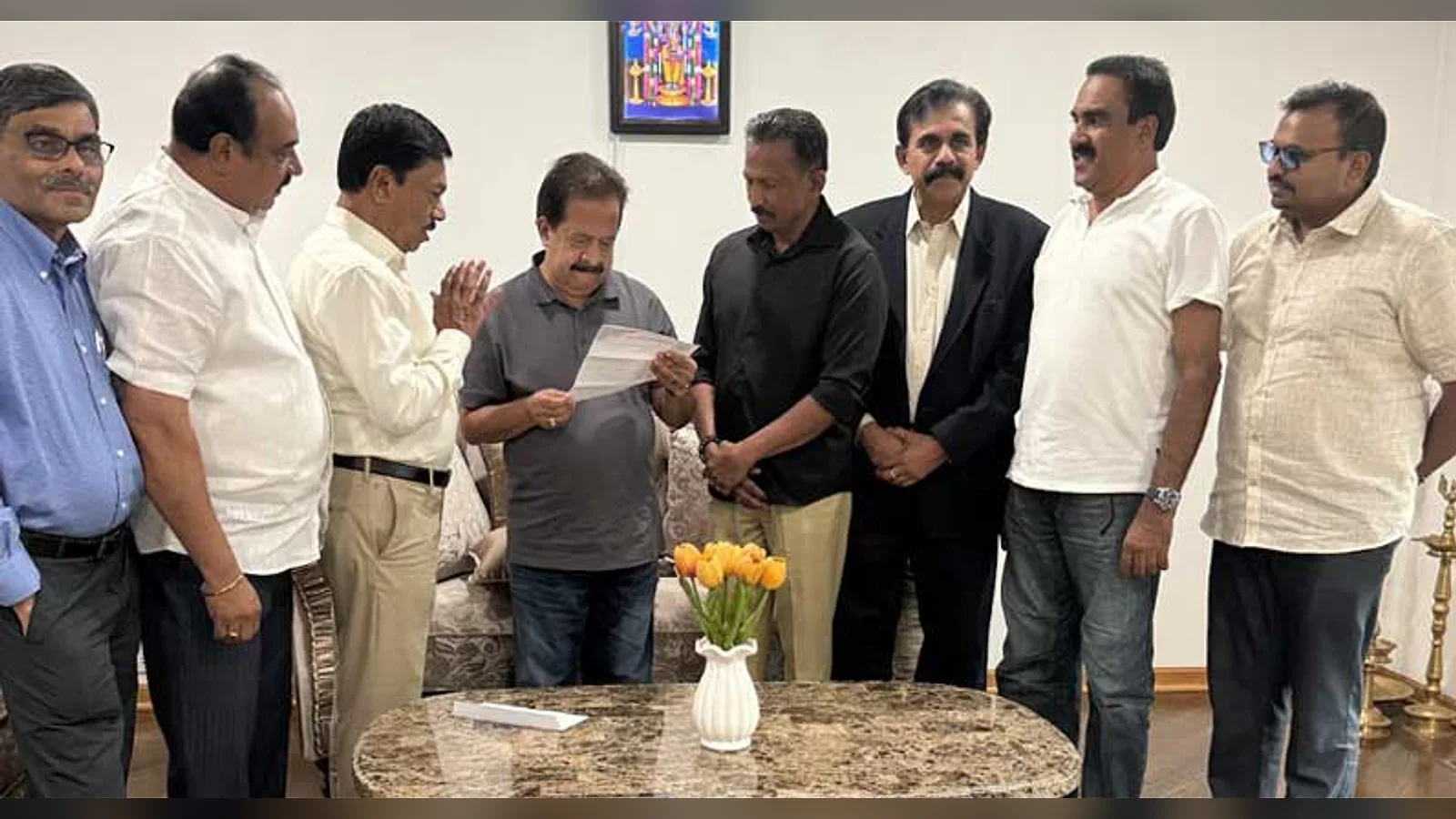 രമേശ് ചെന്നിത്തലയുമായി ഫൊക്കാന നേതാക്കൾ കൂടിക്കാഴ്ച നടത്തി
